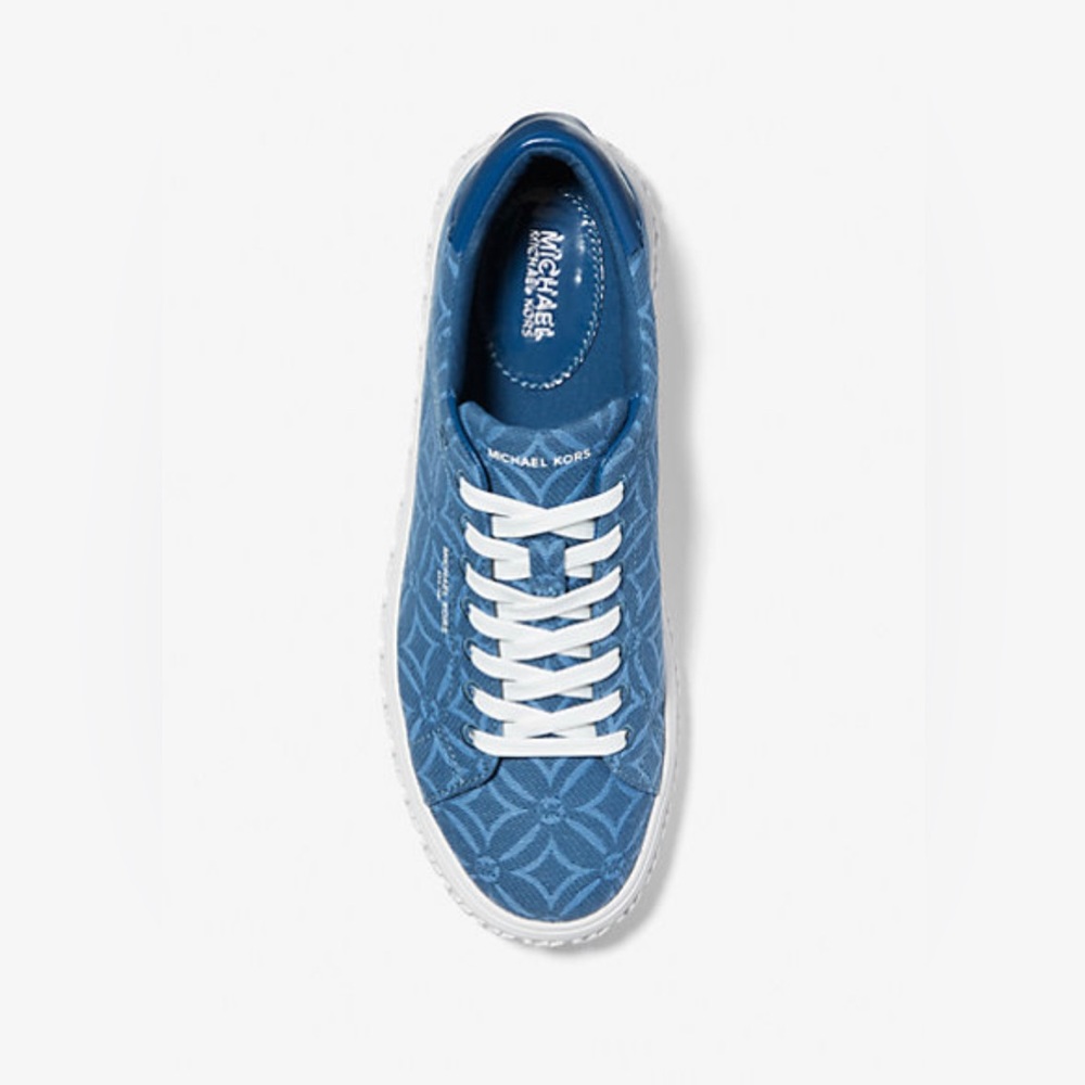 MICHAEL MICHAEL KORS Grove Logo Jacquard Sneaker Size 7 NEW! - Picture 9 of 9